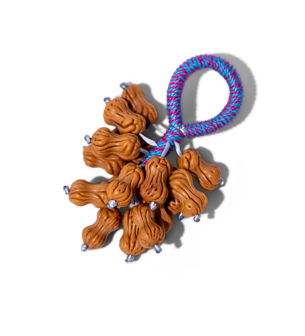 纯手工葡萄串龙纹桃核小花生解压小玩具寓意平安顺遂美好象征