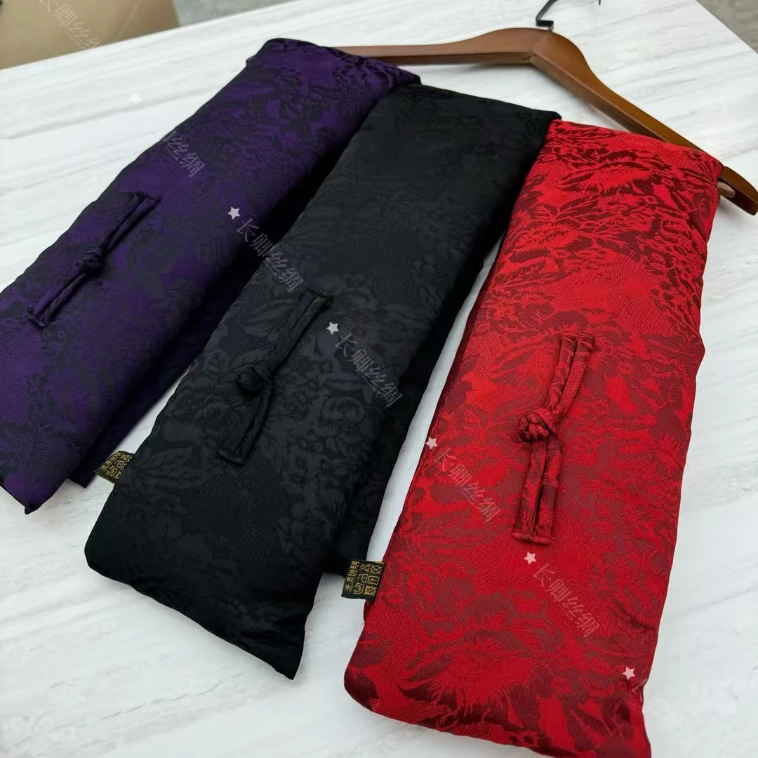 长卿【蜀锦围脖】新中式轻奢高定国风丝巾围脖 85*15（L022）