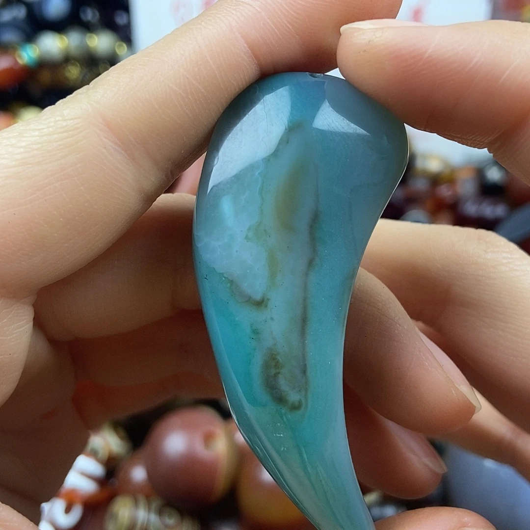 玛瑙/玉髓未镶嵌玛瑙珠珠DIY配饰