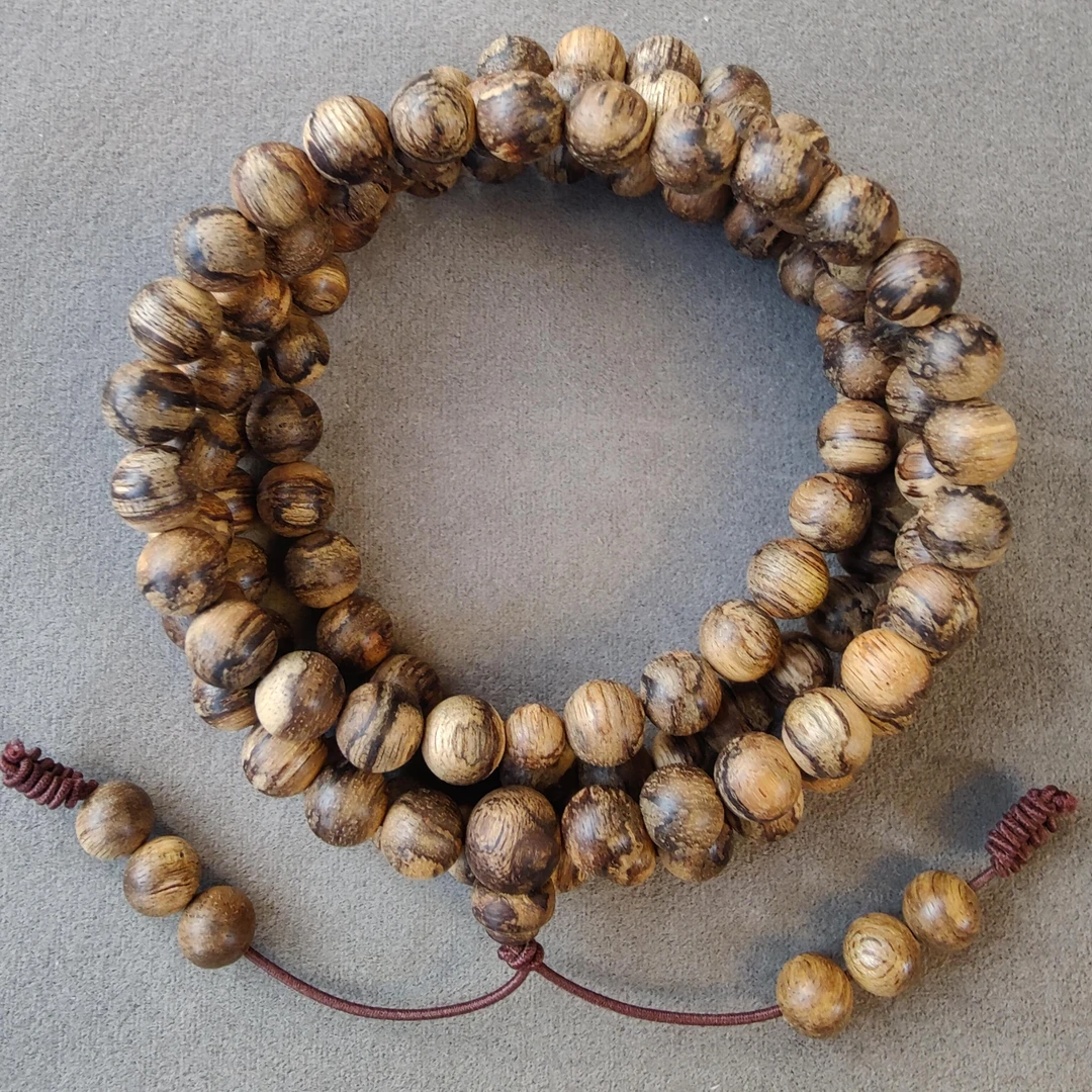 历香马泥涝虎斑薄荷凉沉香手串0.7C630多圈念珠（18）多样性发货1条