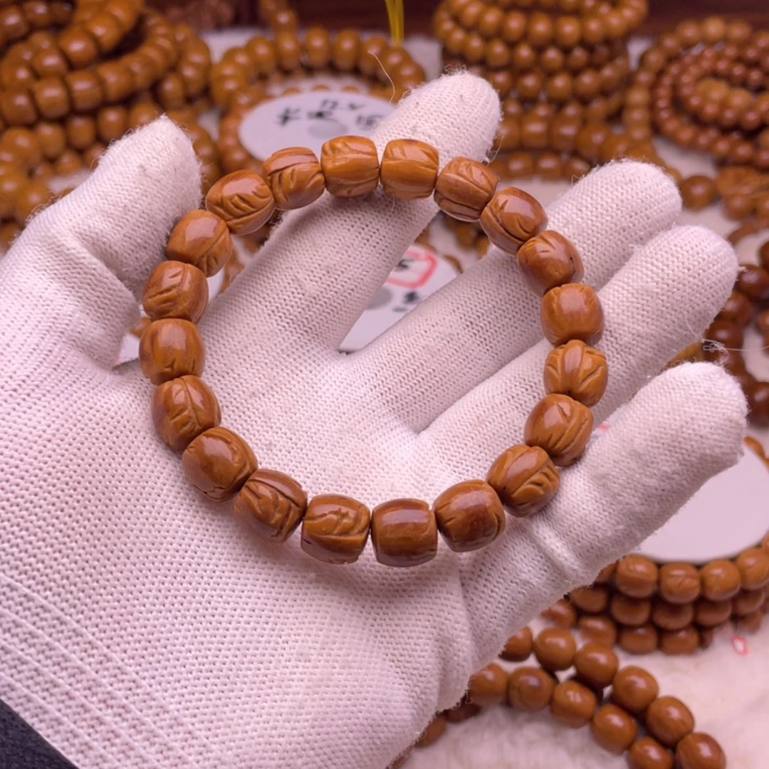 【闪购商品】桃核吊坠10.7直切龙纹桃核光珠