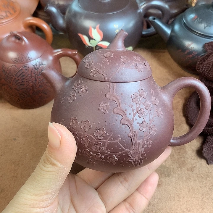 茶壶紫砂紫砂微瑕