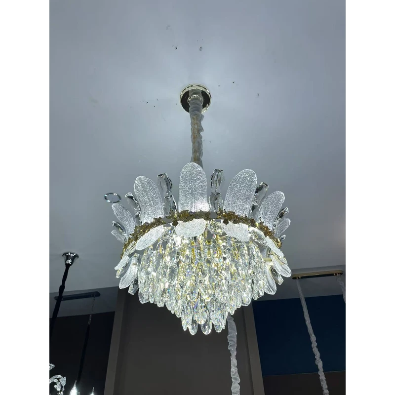 （金丽阳光）挚爱系列法式灯轻奢美式灯卧室灯吊灯皇冠吊灯花火吊