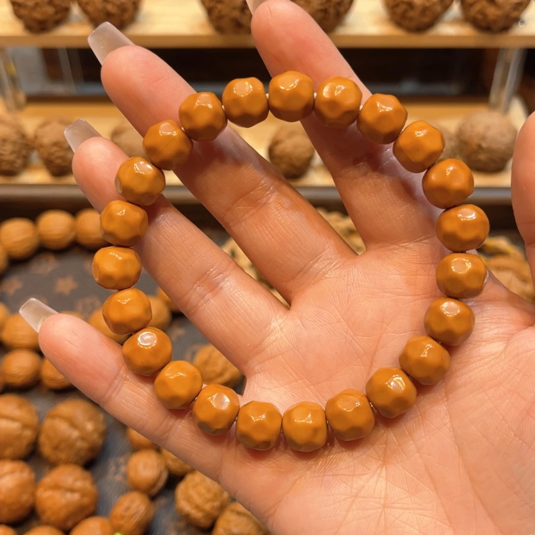 文玩核桃把件猴头无相手串