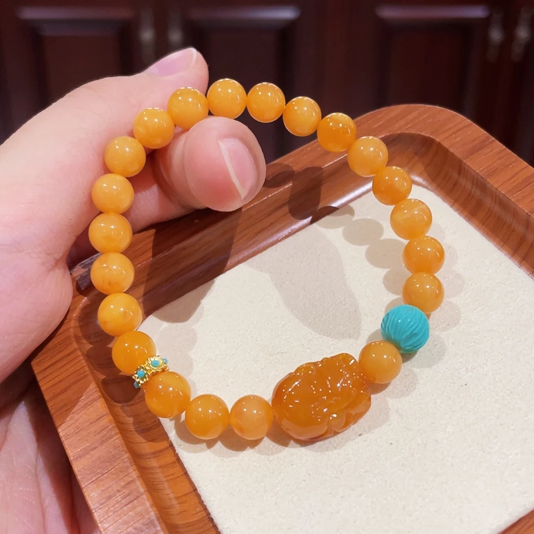 手链蜜蜡未镶嵌手串