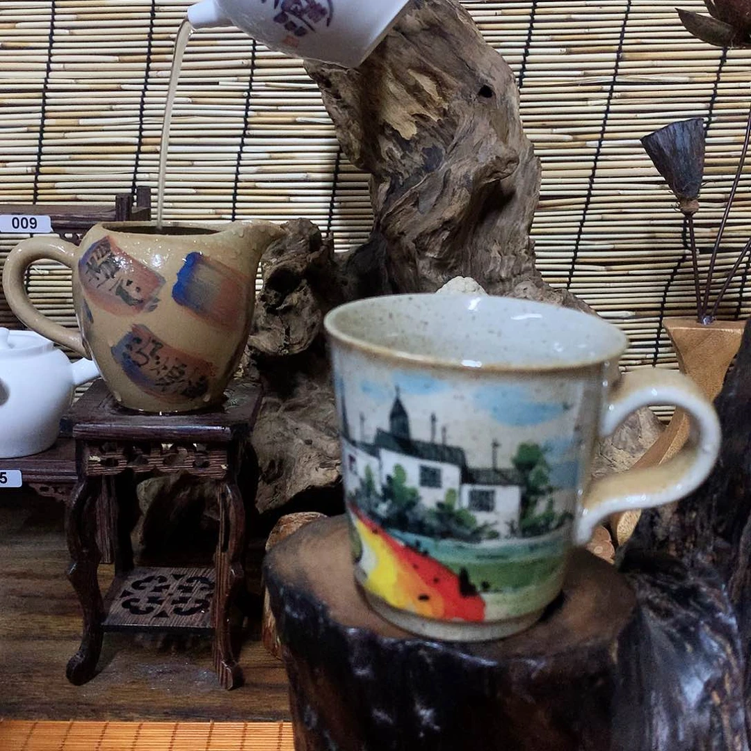 杯音陶诗墨家手工瓷器