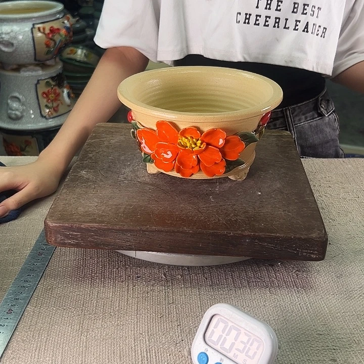 泳坤堂石湾盆陶瓷