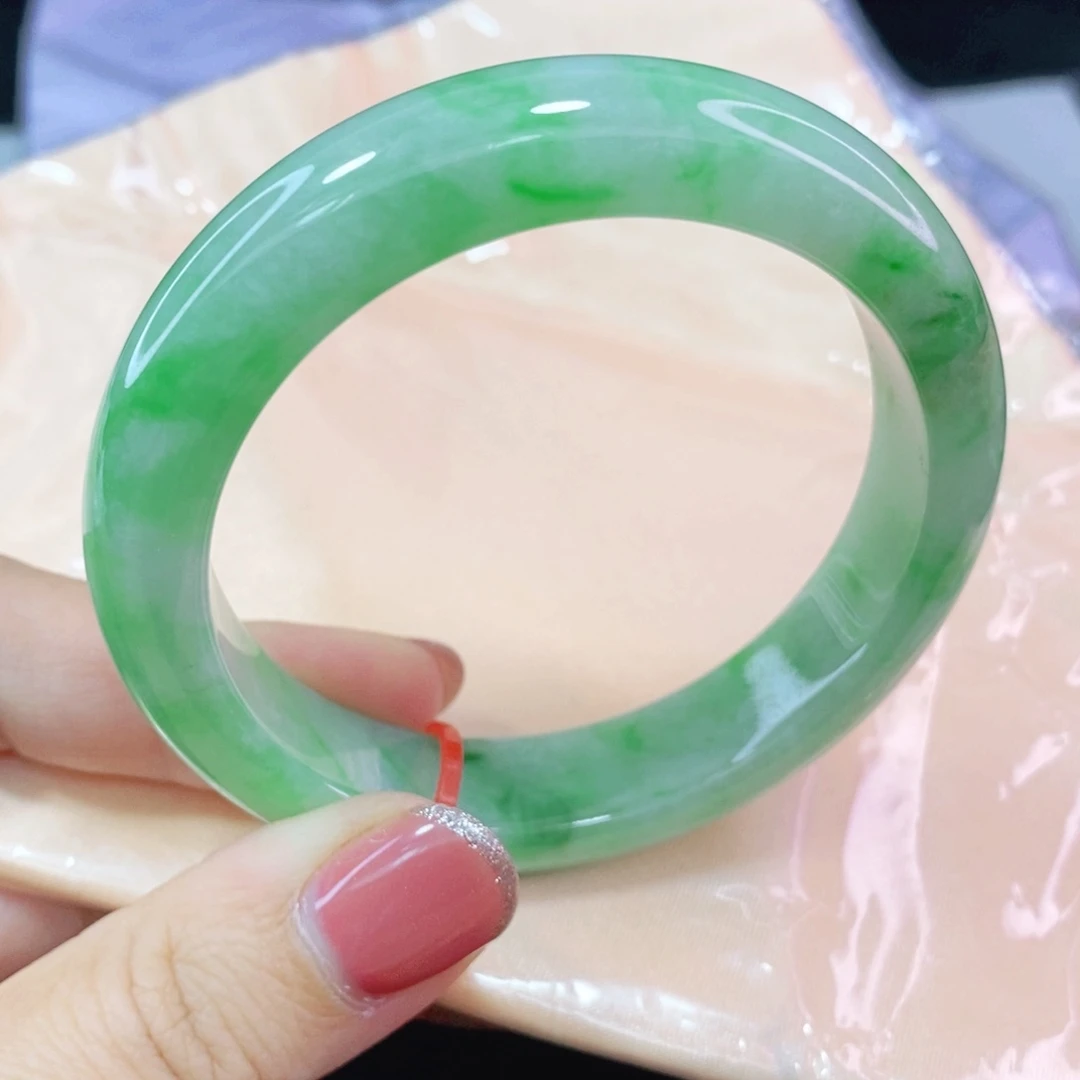 未镶嵌手镯翡翠叶*正圈