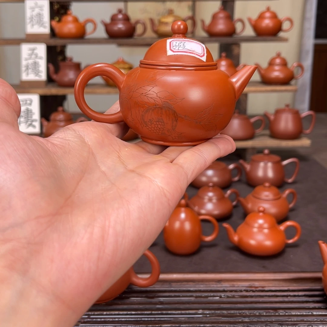 高***国紫砂茶壶水平小瑕