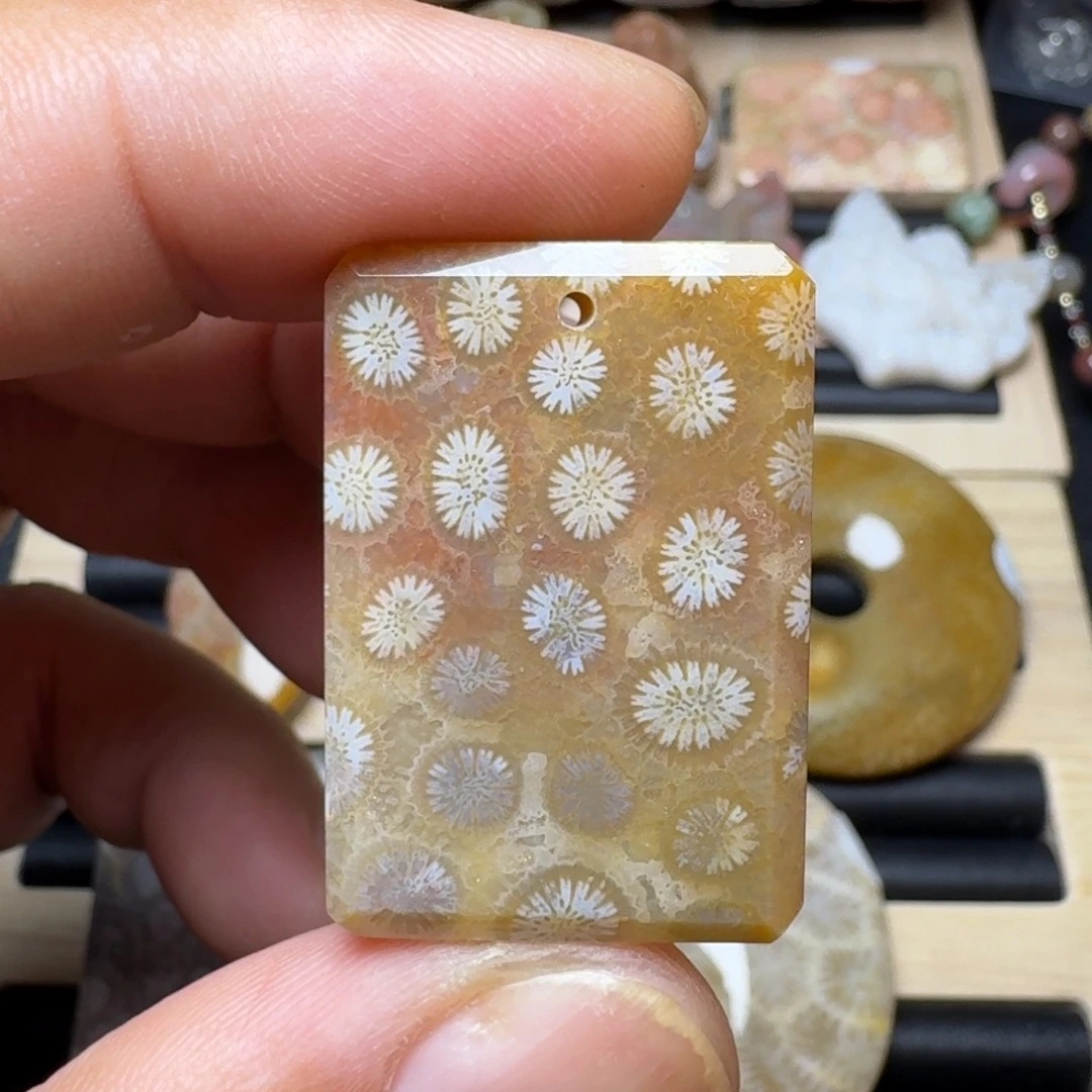 未镶嵌纯天然色有机玉石保真色硅化玉