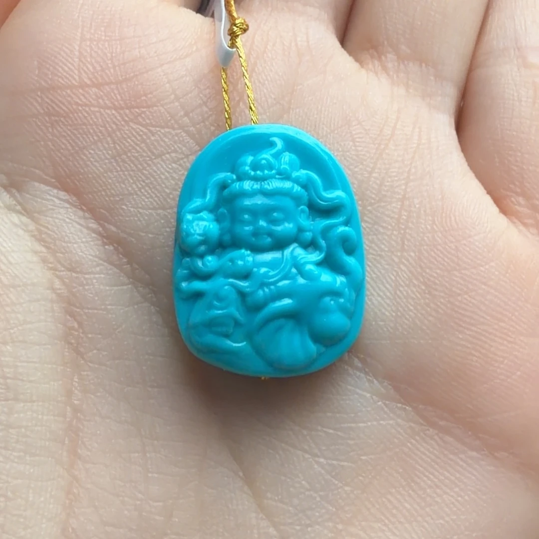 绿松石未镶嵌颈饰