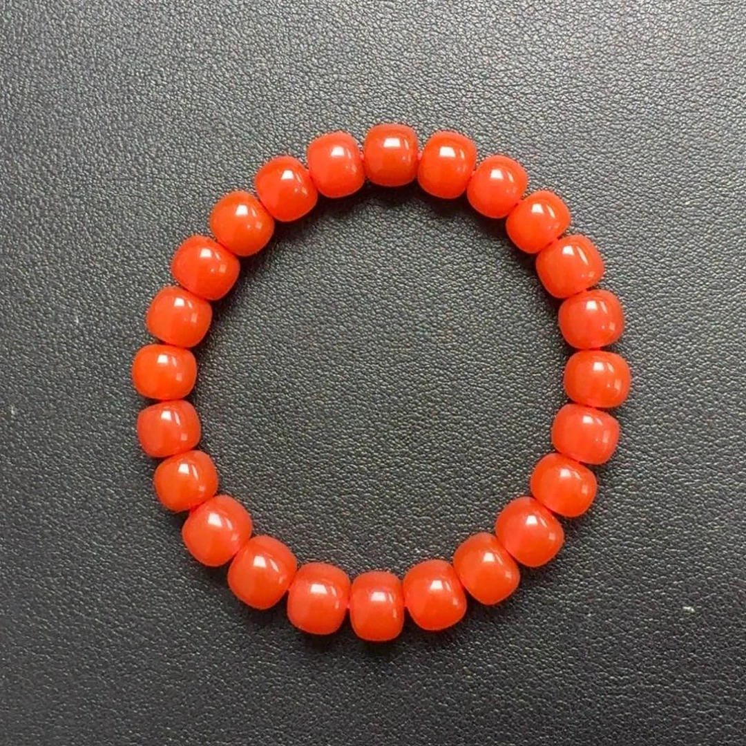 南红玛瑙未镶嵌老型串9+