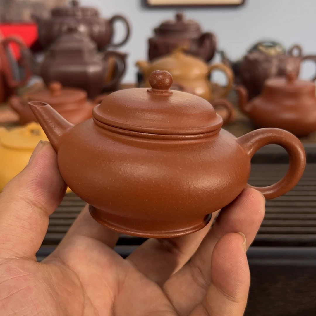 蓝***灵茶壶紫砂全手制作