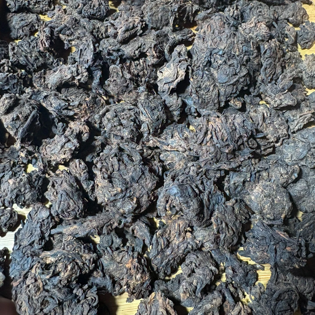 2019年勐库古树老茶头熟茶 春 熟普 散料500克-【77号】