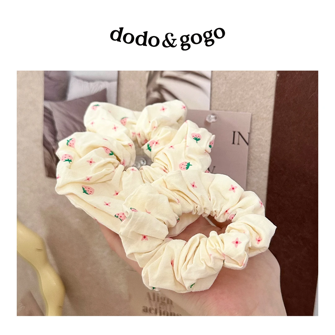 DODOGOGO【直播间专属买一送一】百搭可爱小草莓ins甜美大肠发圈