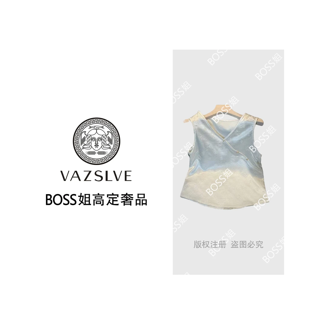 【VAZSLVE/原创设计】心机小内搭背心吊带印花女士潮流2521