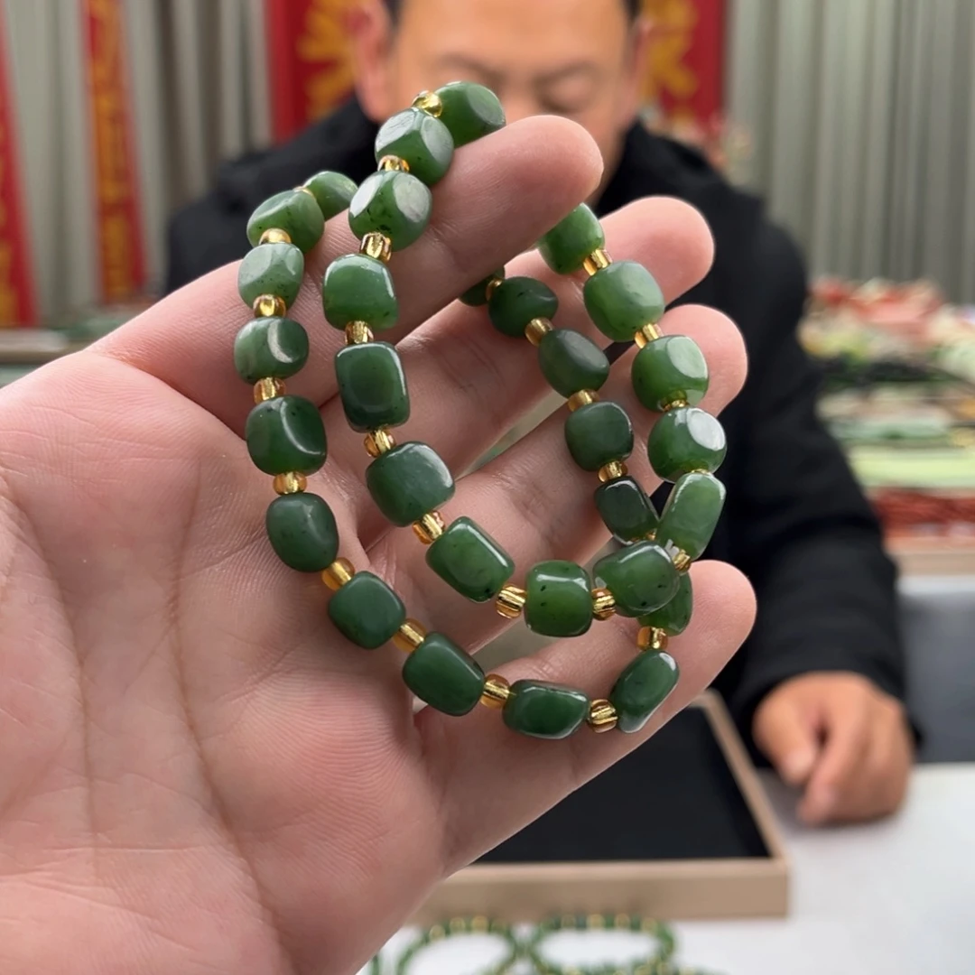 和田玉颈饰未镶嵌和田玉碧玉手串多样性发货（拍一发一）