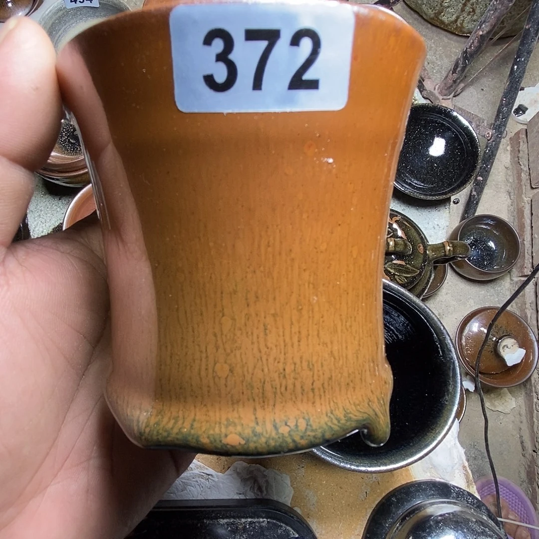 谈***式茶盏通天老头龙龙窑老头