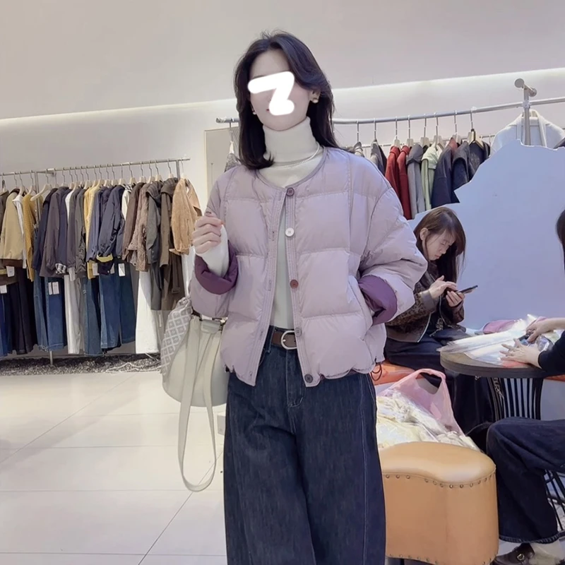 韩版加厚短款棉服女2025秋冬新款时尚减龄保暖棉袄百搭时尚面包服