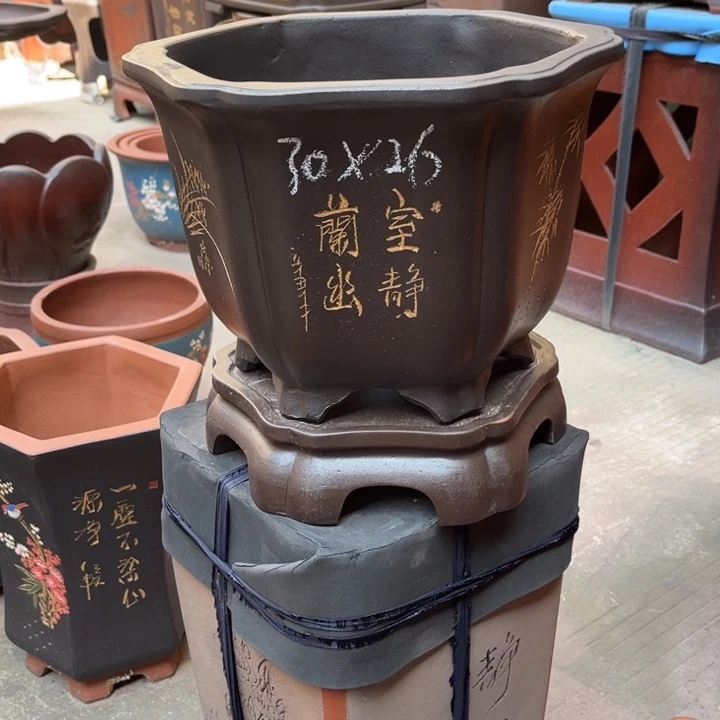 花盆紫砂紫砂花盆