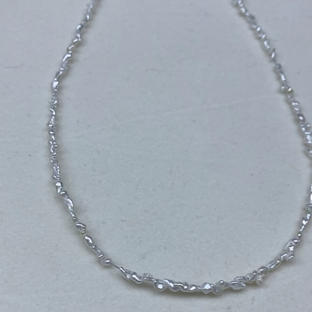 颈饰海水珍珠未镶嵌澳白keshi