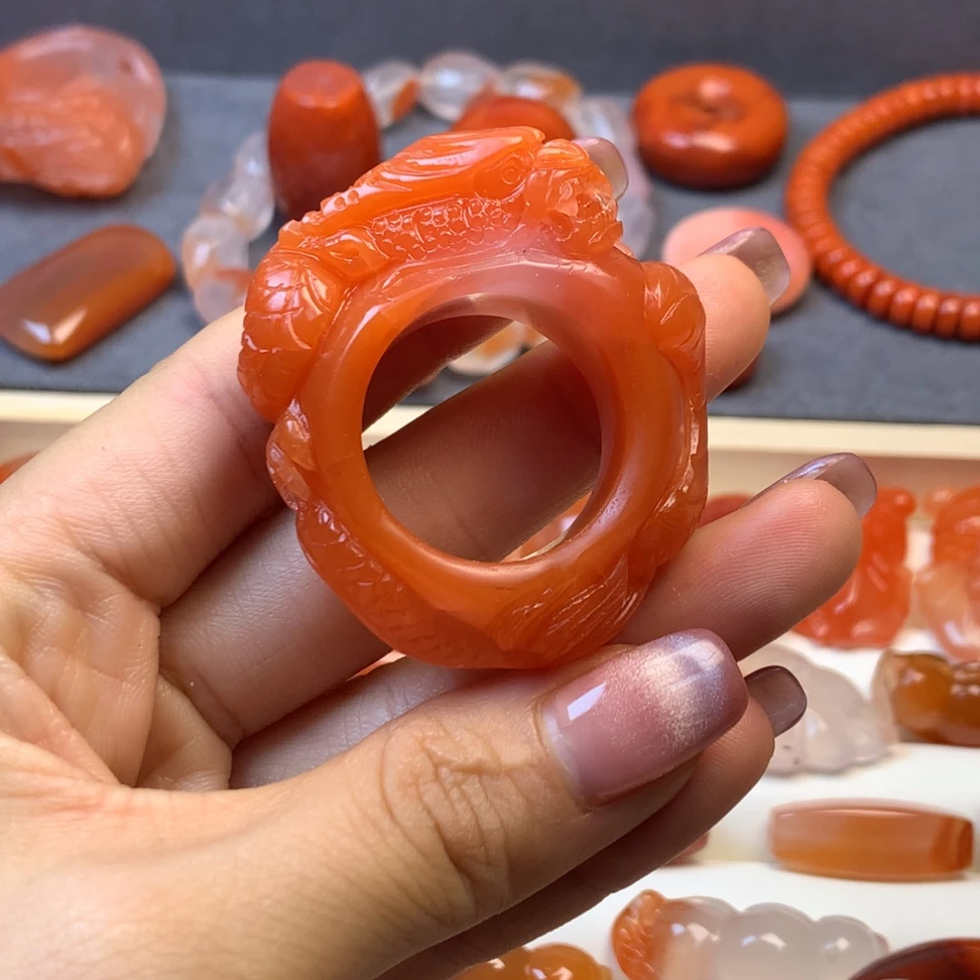 南红玛瑙未镶嵌配饰