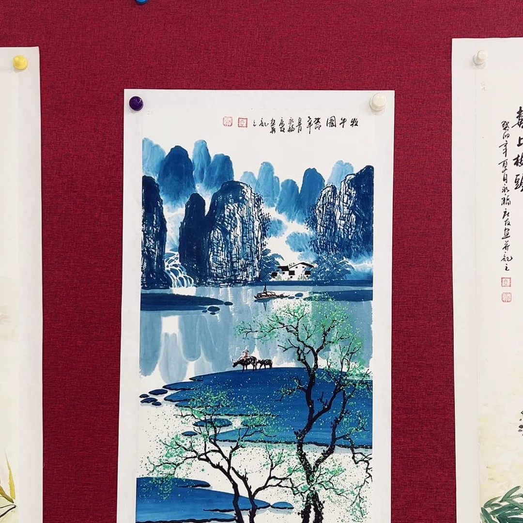 国画狼*国画作品欣赏。
