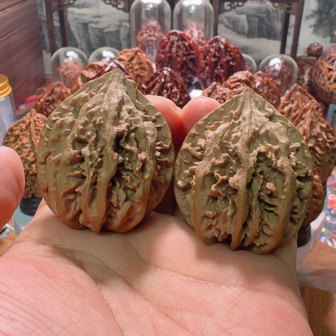 文玩核桃把件大官帽