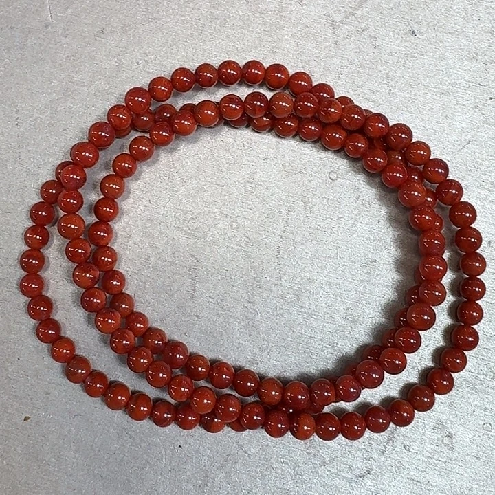 南红玛瑙未镶嵌手链项链多圈原矿南红满肉满色虎皮火焰纹5加
