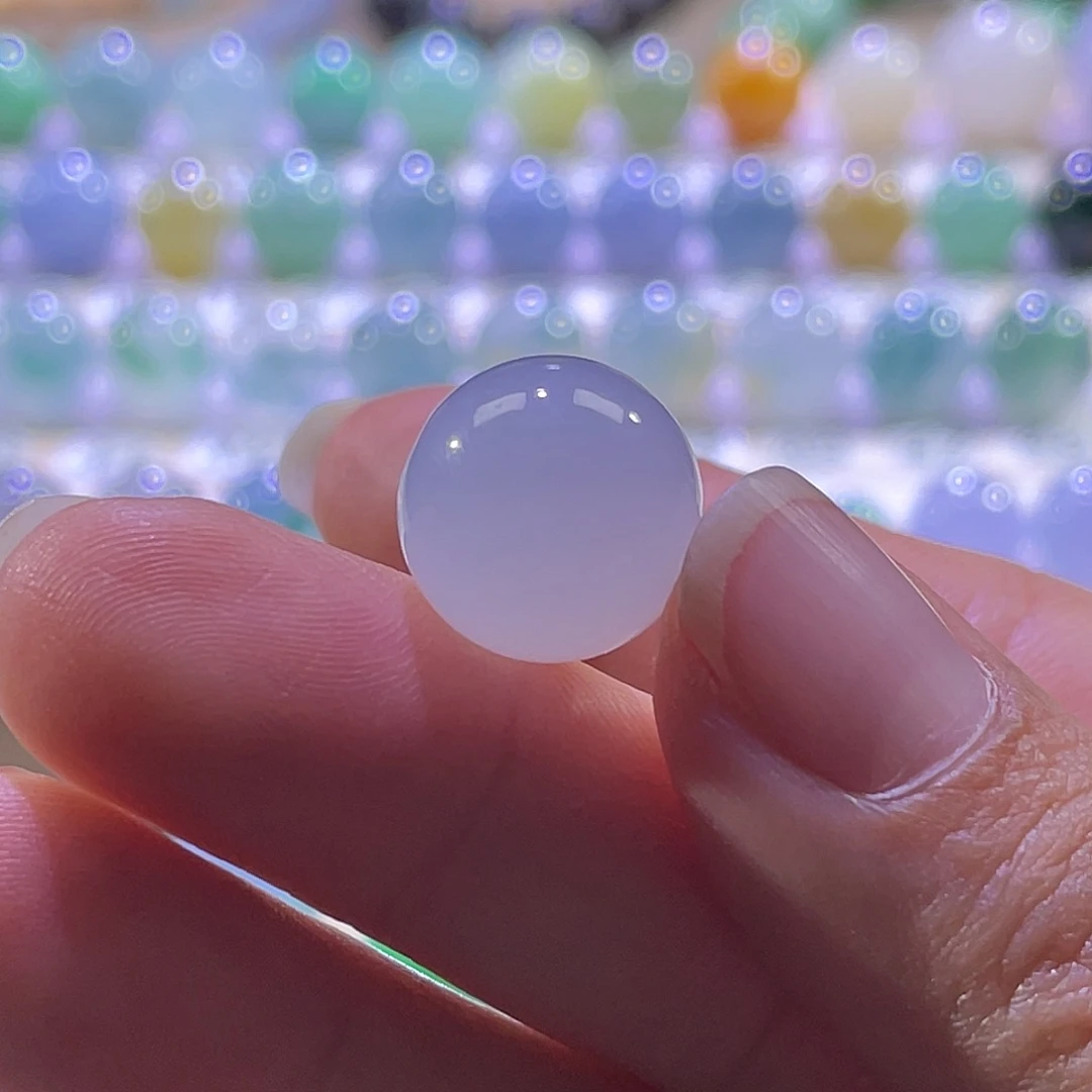 散珠翡翠展示勿拍缅甸翡翠a货卡13白粉买断价