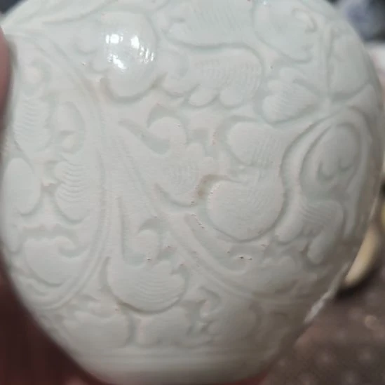 用***伢摆件一件精美湖田窑小罐全品