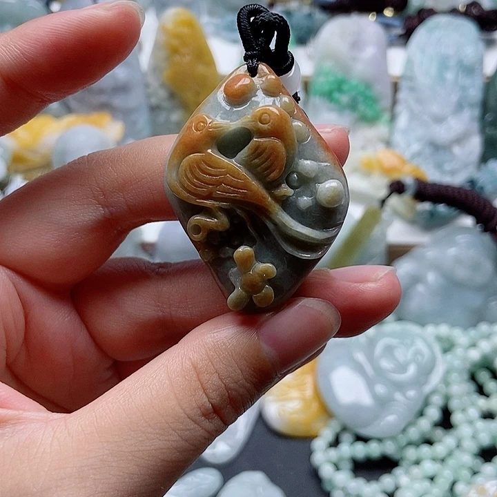 吊坠(不含链)未镶嵌翡翠1