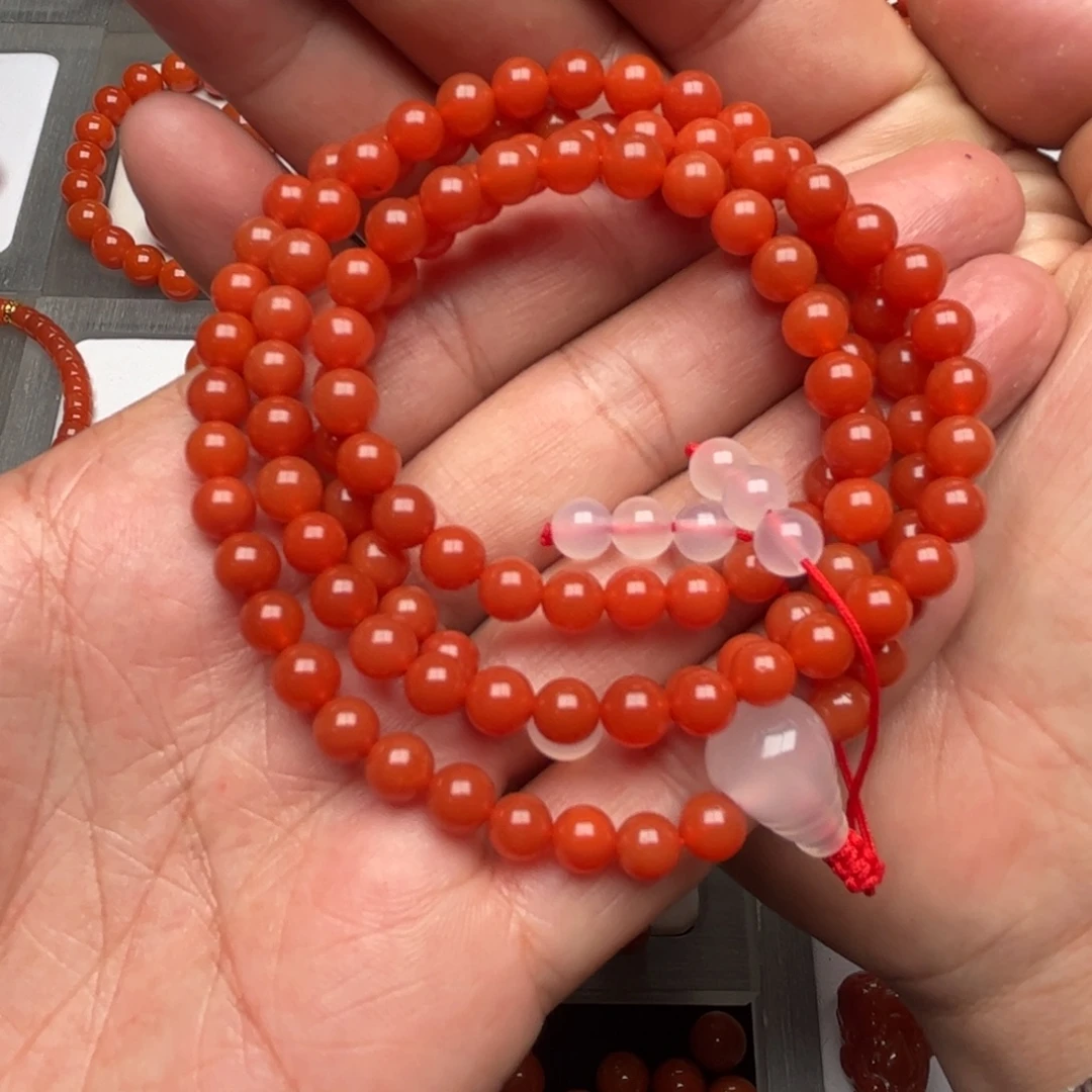 南红玛瑙未镶嵌颈饰