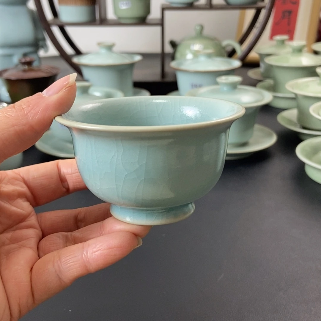 仿古釉压手杯福利款