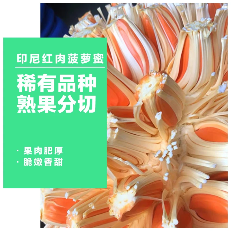 只发川渝&越南印泥红直播开果称重红肉菠萝蜜当季特产新鲜水果