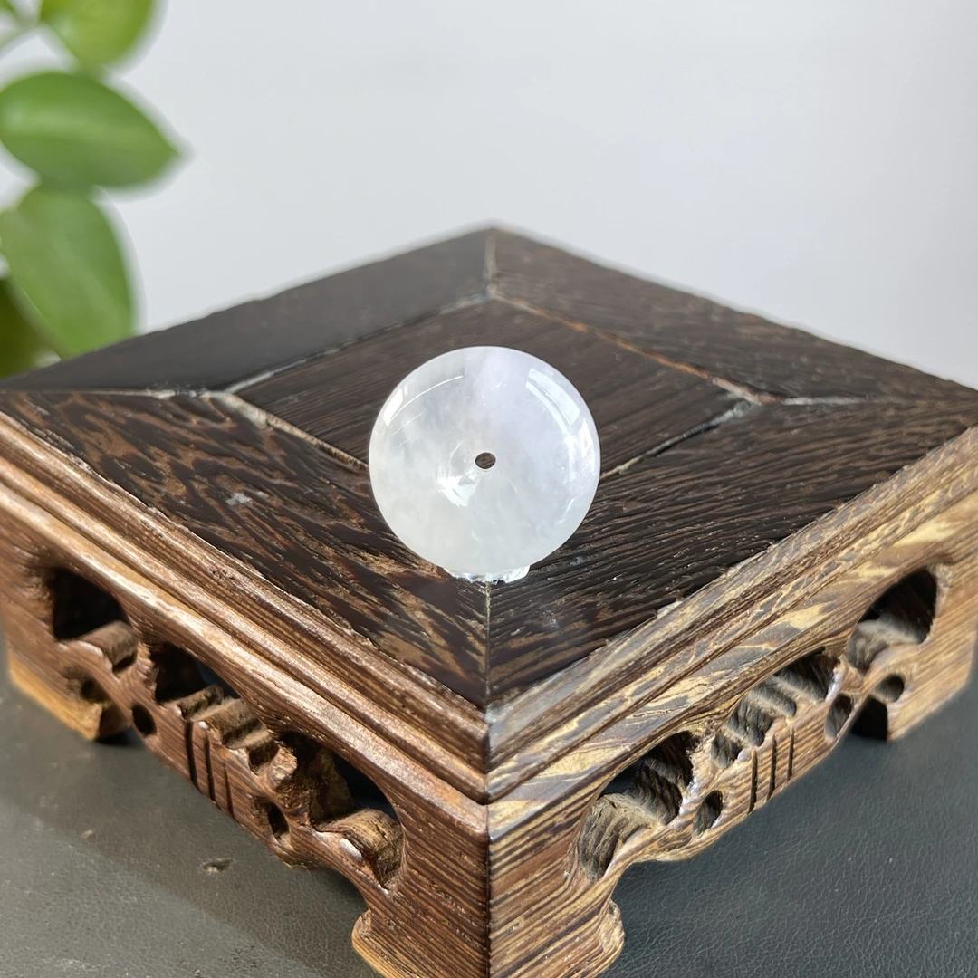 JGB11-017  天然缅甸A货翡翠  平安扣