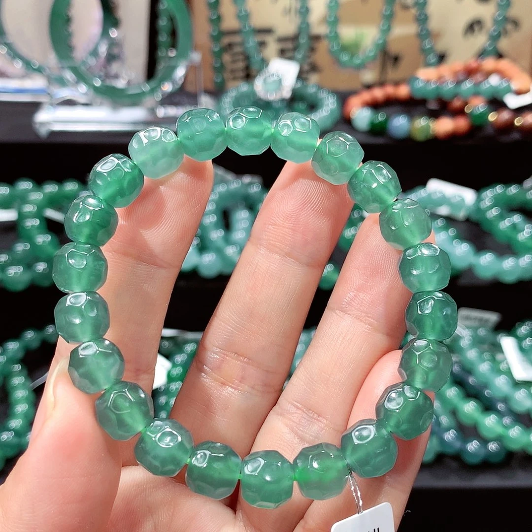 翡翠未镶嵌手链卡9