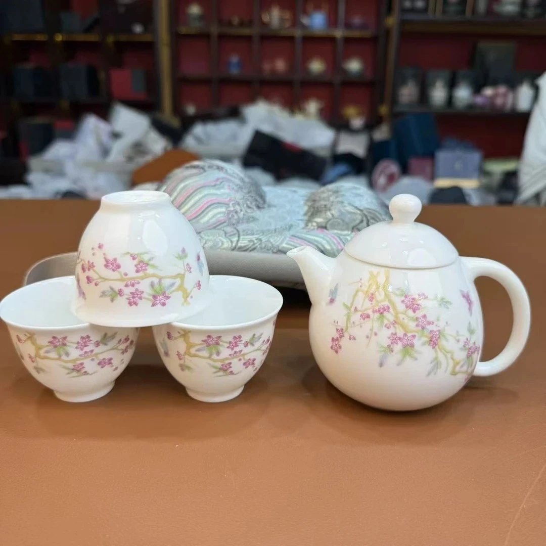 YS780-桃花旅行茶具带包