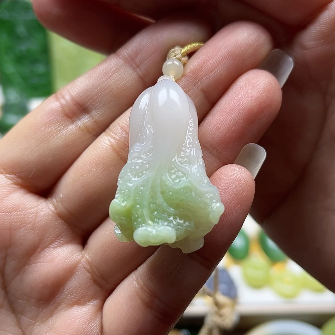 和田玉吊坠未镶嵌叮*