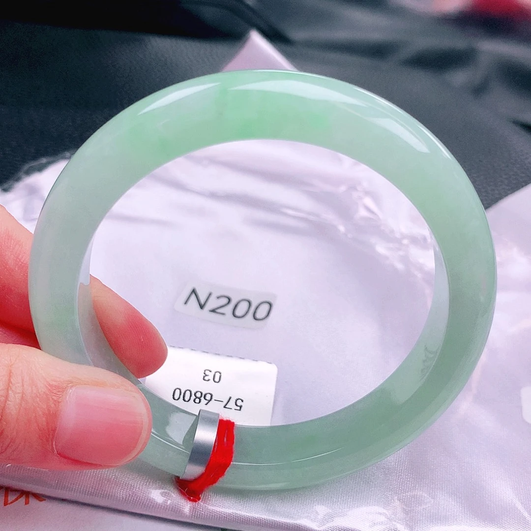 翡翠未镶嵌手镯缅甸天然a货翡翠手镯