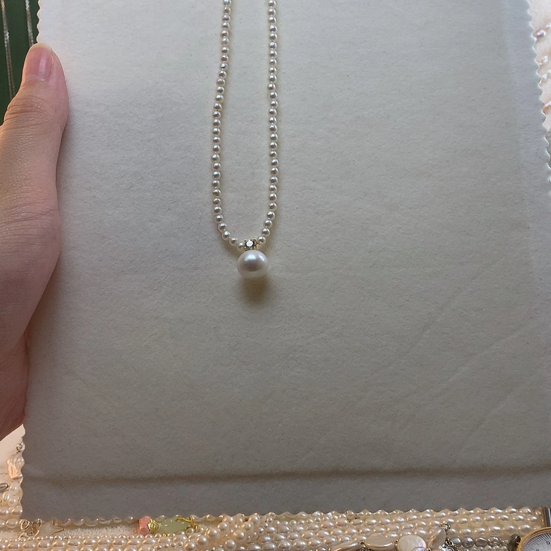 合金淡水珍珠王妃项链