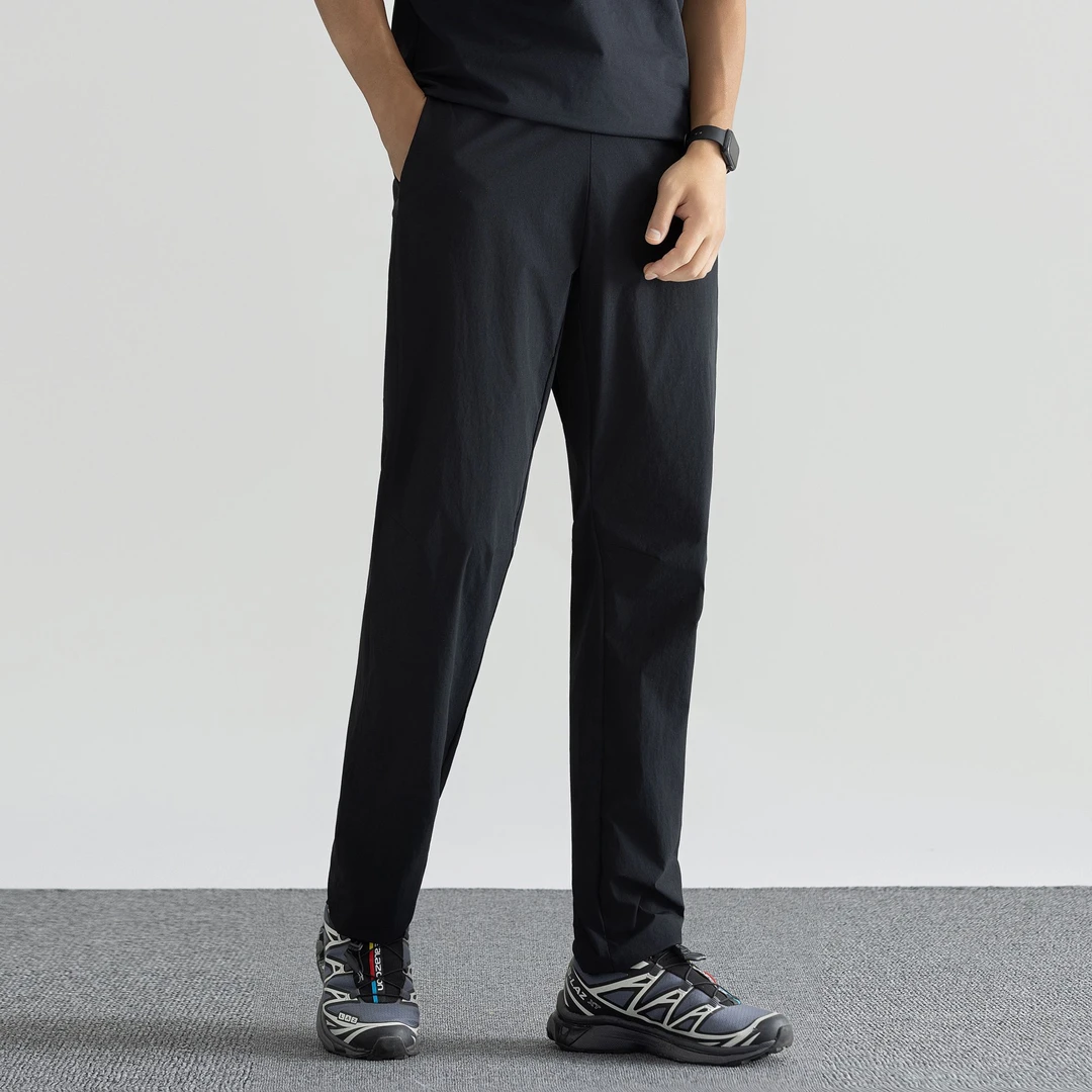 简单干净的夏日男士穿搭！薄款S系休闲户外防晒冰感防泼水软壳裤