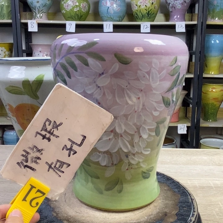 景德镇高温陶瓷花盆