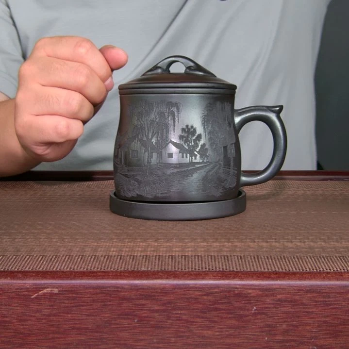 茶杯紫砂高货放漏