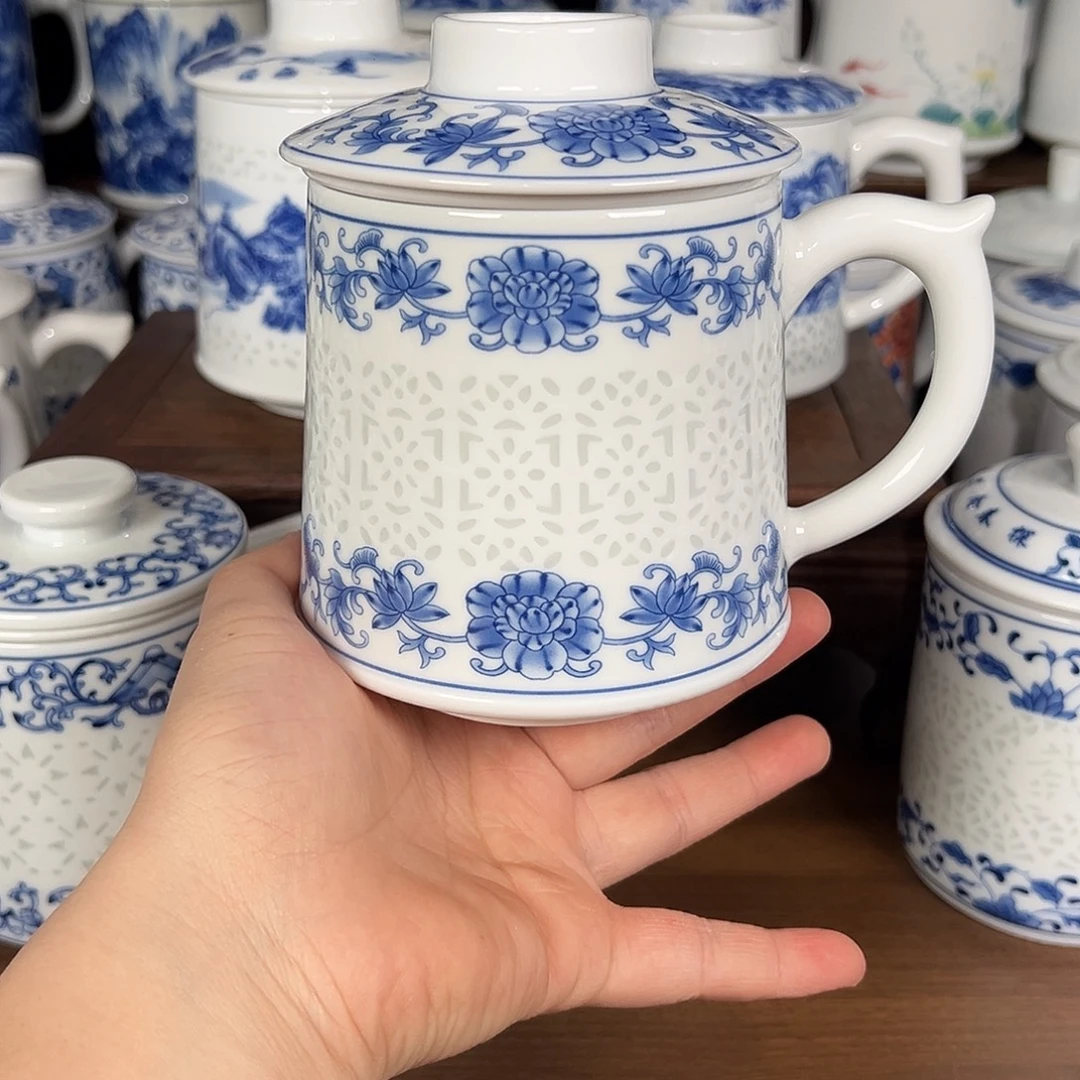 景德镇高温陶瓷办公杯