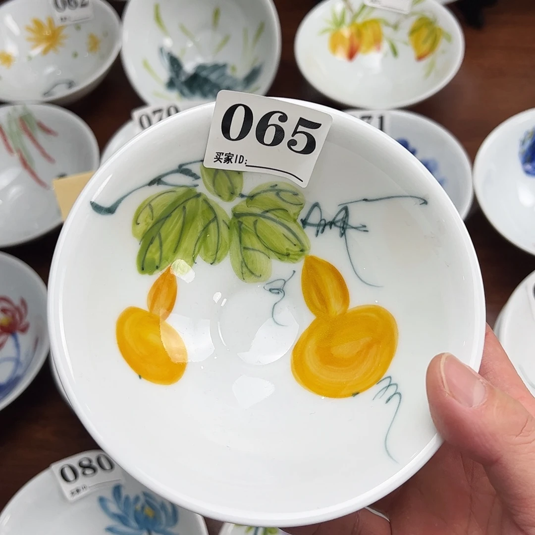 瓷片景德镇陶瓷手工手绘制作