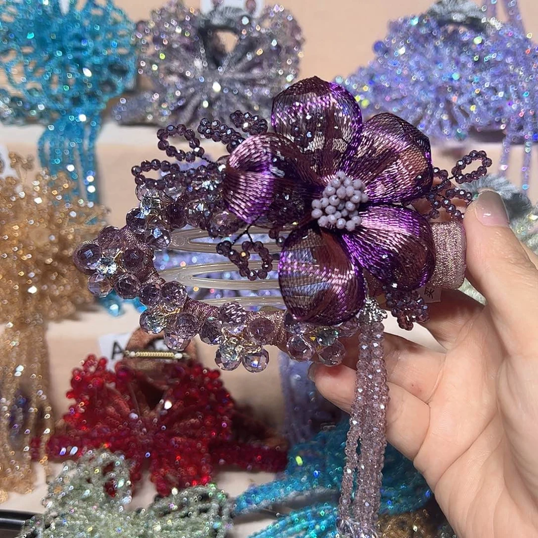 仿水晶非金属3号 懒人夹