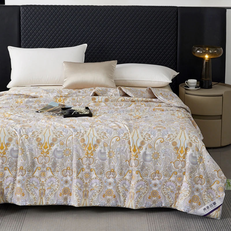 青春故事/-德国皇家黑标宫廷御用水光艾草蚕丝棉大豆冬被（7斤）