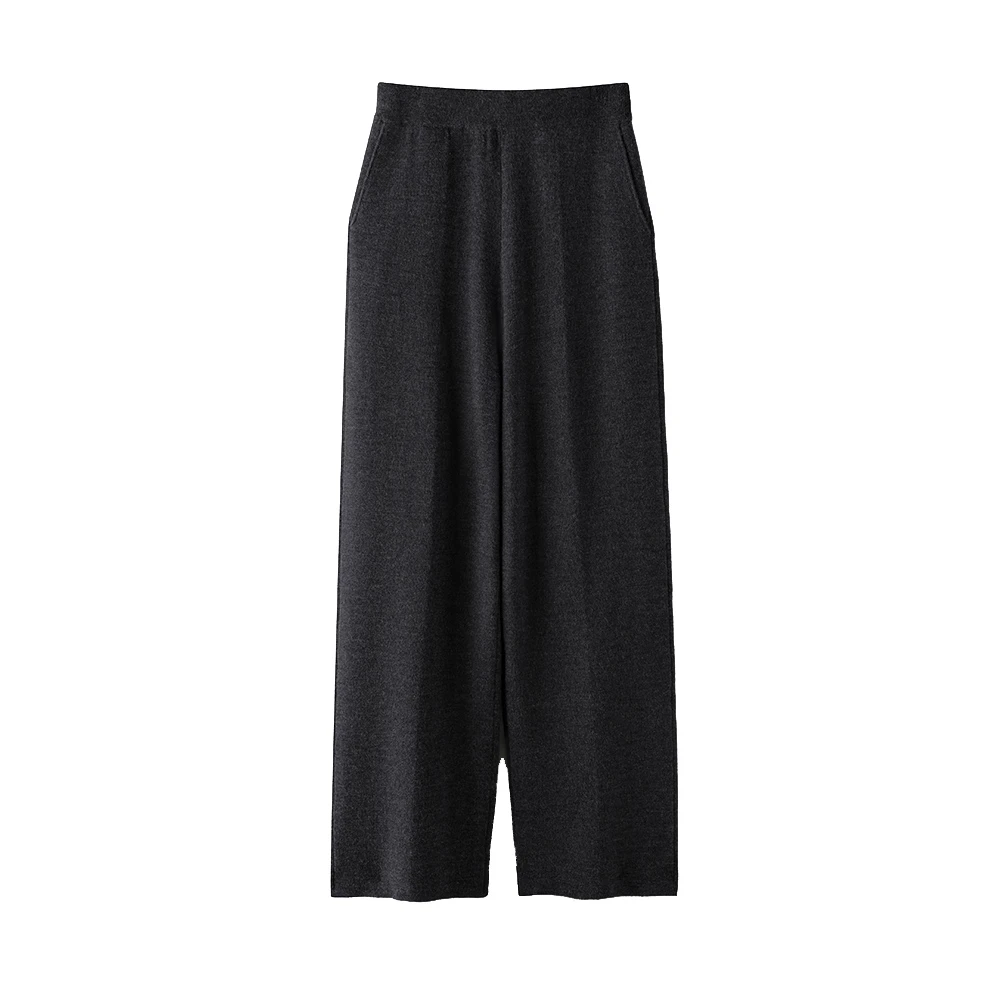 裤型 chao 好！小禾同款！扬子纱！厚实精纺四平直筒阔腿裤