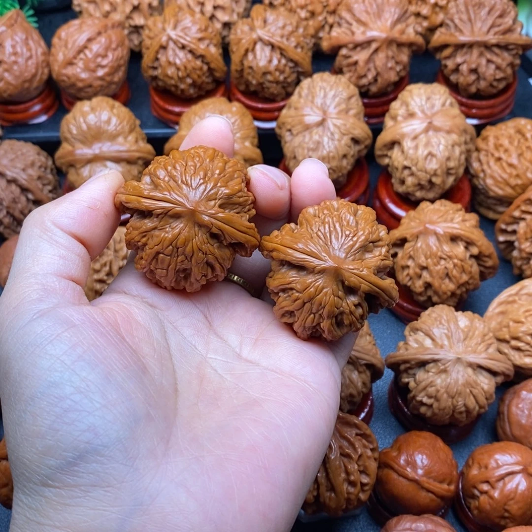 把件文玩核桃41狮虎兽
